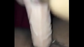 Preview 3 of Removeing Dress - Hot bbw Latina gf using large toy and sexting bf