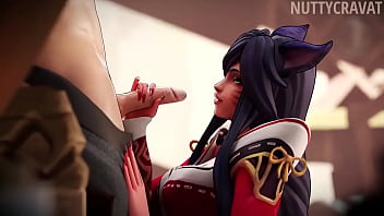 Preview 3 of Big Mabele - ahri suck and swallow