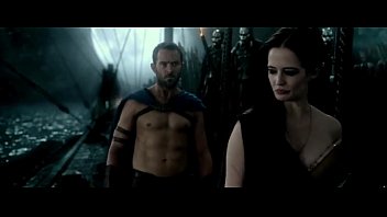 Preview 2 of Mai Kuramoto Plays With Come - Eva Green nude sex scene in 300 Rise of an Empire