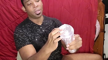Preview 2 of Fmm Squirt - Full video on Xideos Red -Handsome Football Jock Milking Big Dick With Fleshlight