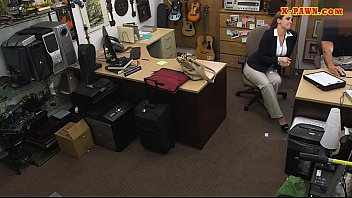 Preview 1 of Xxxvdiohd - Busty business woman railed by pawn keeper at the pawnshop