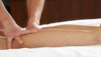 Preview 1 of Straponed Pus - Mia Lelani&#039_s Lesbian Foot Massage