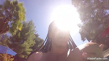 Preview 4 of Jancie Grifth Fuck - Alison Tyler swims and masturbates in the pool