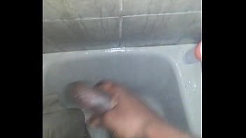 Preview 4 of Army Ladie - jerking my dick in shower