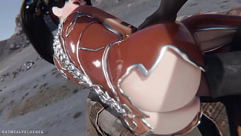 Preview 1 of Casua Lteen Sex - Eve from Stellar Blade is fucked hard by HUGE dick (loop)