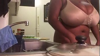 Preview 1 of India Xnxxx2018 - Maserati XXX - Cooking in my Bra  Panties Pt.2 (on Periscope)