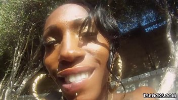 Preview 2 of Gat Cutiex - Tranny Orgy in the pool