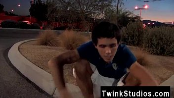 Preview 1 of Kim Ahh Anal - Denmark nude boys gay Brendan and Lucas are out in the parking lot, 