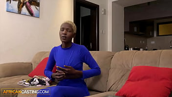 Preview 3 of Pakistani Xxx Full Movies In 3gp - Ebony Amateur In Fishnets Fucks BWC Casting Agent