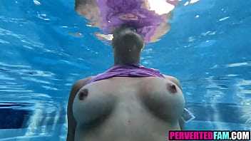Preview 2 of Xxnx Dow Com - Fucking my step sis by the swimming pool