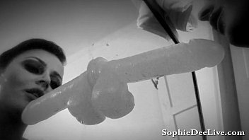 Preview 4 of Adriyana Rea - Sophie Dee Retro Dildo Blowjob!