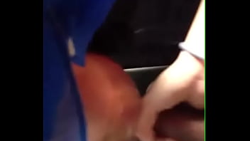 Preview 4 of Gstring With Bbc - asian blowjob in car