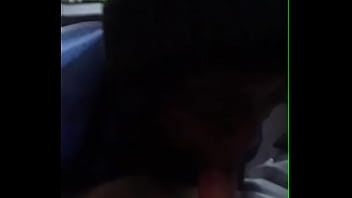 Preview 2 of Pussy Licking In Garage Man - black teen bj in car