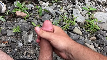 Preview 1 of Tamil Acteres Sex Video - Cumming by a Mountain Stream