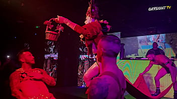 Preview 1 of Dildo Suck Sissy - Happy Ending Party | Grabbys Europe 2024