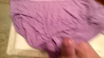 Preview 1 of Euro Chick Stuffing Her Beads - Cumming on ex girlfriend&#039_s panties