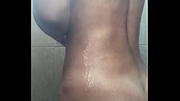 Preview 1 of Son Fucks Mom Cartoons - Colombian porn actress taking a very hot shower while being watched by a fan - Salome Gil