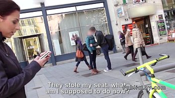 Preview 1 of Girl With Girl Sex Pron Full - Public amateur babe banged private for cash