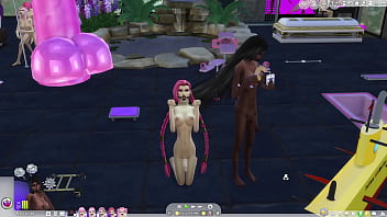Preview 3 of Virgin Ts - shemale futa bdsm fun sims 4