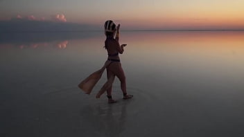 Preview 2 of Kely Deen - Walk seminude by salt-lake Elton in Egypt style