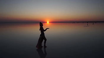 Preview 3 of Kely Deen - Walk seminude by salt-lake Elton in Egypt style