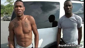 Preview 1 of Bhhi Behan - Black Muscular Boys Fuck Gay White Twinks Video 05