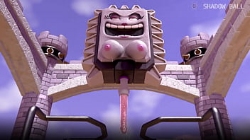 Preview 2 of Asian Babe Fucking - Princess Peach punishment castle