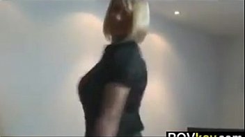 Preview 2 of Xnx 3x Full Move Hd - Busty Blonde Strips At Home After Working POV
