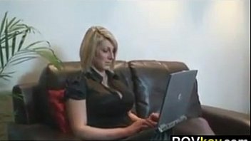 Preview 1 of Xnx 3x Full Move Hd - Busty Blonde Strips At Home After Working POV