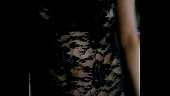 Preview 4 of Hurt And Sex - Mi esposa modelando blusa de encaje