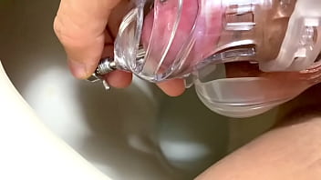 Preview 2 of Xxxx Of Africa - Peeing with sounding chastity