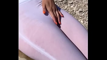 Preview 1 of Most Hardest Fuck Ever - Eso sucede cuando mojo mi lycra ️That&#039_s what happens when I wet my leggings