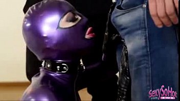 Preview 1 of Hot Sex Nude Urbi Small - busty milf threesome in latex