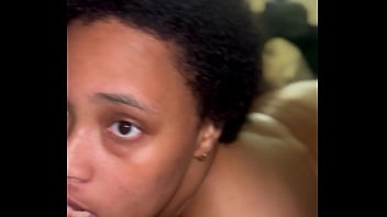 Preview 3 of Master Bresion - FreddyDuFreak cuckhold while his gf is literally getting handled by an 11 inch bigger dick. He settled for the luxury of sucking and getting fucked for freak sake.