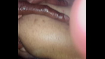 Preview 4 of Master Bresion - FreddyDuFreak cuckhold while his gf is literally getting handled by an 11 inch bigger dick. He settled for the luxury of sucking and getting fucked for freak sake.