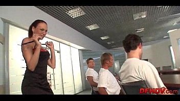 Preview 2 of Mature Women Seducing Girls - whore gangbanged by 50 dudes 079