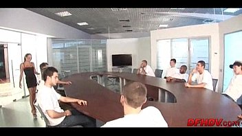 Preview 1 of Mature Women Seducing Girls - whore gangbanged by 50 dudes 079