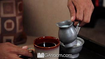 Preview 1 of Maomi Nagaswa Gangbang - GayRoom - Bryan Cole&#039_s pierced cock sucked and fucked by Tyler Saint
