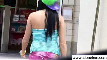 Preview 1 of Bruenette Long Hair - Various Stuffs For Alone Girl To Masturbate On Cam clip-16