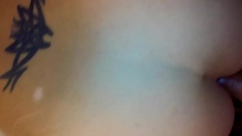 Preview 1 of Girl Pees In He Panties - More dick for my b.