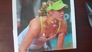 Preview 4 of Homemade Redhead Fuck - Eugenie Bouchard Cum Tribute #2
