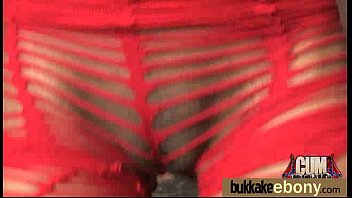 Preview 4 of Ribas Tomy - Cum loving teen enjoys huge bukkake! 27