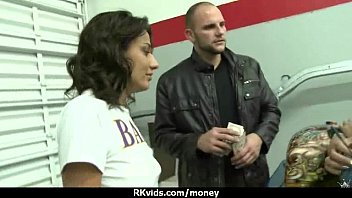 Preview 1 of Wife Fan - Slutty amateur babe is paid cash from some crazy public sex 30