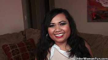 Preview 1 of Japanese Sahori Hara - Asian milf gets a cum coating