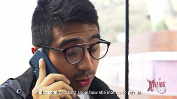 Preview 2 of Muslim Malaysian Fucking Sex - 2 chicos dominan y sodomizan a peruana pelirroja tetona para que pueda pagar su deuda