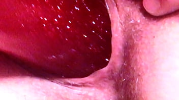 Preview 4 of Heroin Mask - Taking the dildo