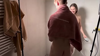 Preview 1 of Maxing Latex - Thresome in shower with Mattyaiden and Alexdavey