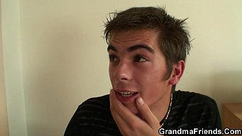 Preview 1 of Xnxx Ben Dover - Hot threesome with very old granny