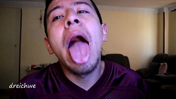 Preview 4 of Xxxxx Vou - Tongue and mouth fetish with a lot of saliva