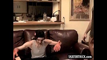 Preview 3 of Sissy Forced Hypnosis - Skater hunk gets his ass slapped hard and paddled